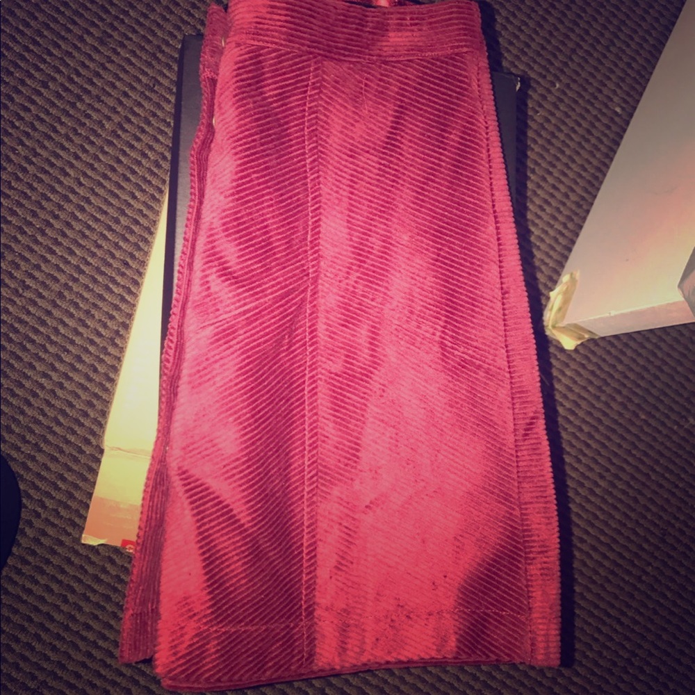 Maroon skirt